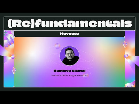 Keynote by Sandeep Nailwal, Founder & CEO of Polygon Foundation