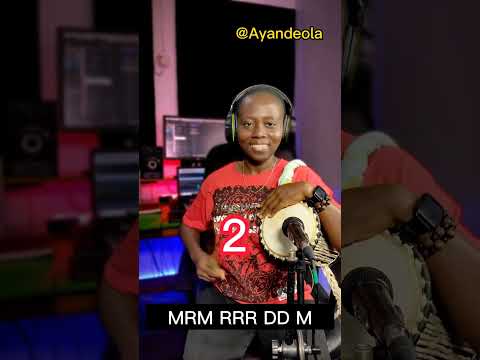 Talking Drum rythms for learning, I hope you find it useful 🙏. #youtubeshorts #ayandeola #alujo #