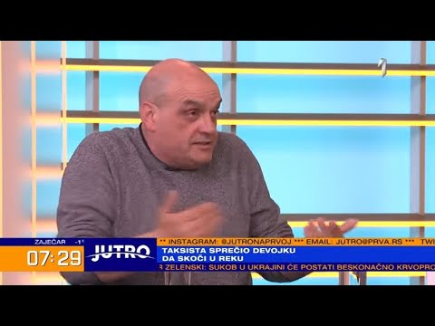 JUTRO -Beogradski taksista Nikola Golubović sprečio devojku da skoči s Brankovog mosta u reku | PRVA
