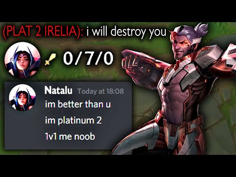 PLAT 2 IRELIA tells me she will destroy MY SYLAS... i destroyed her
