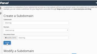 Download the video "Create Modify Remove a subdomain using cPanel"