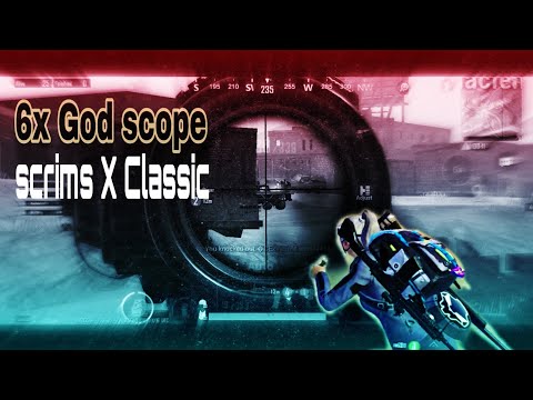 6x God scope ⚡ scrims X Classic/ tournament highlights serious gameplay
