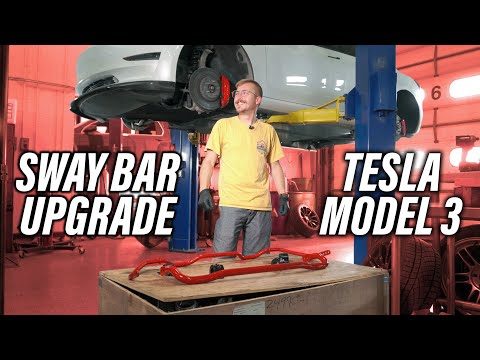 Installing Sway Bars on a Tesla Model 3