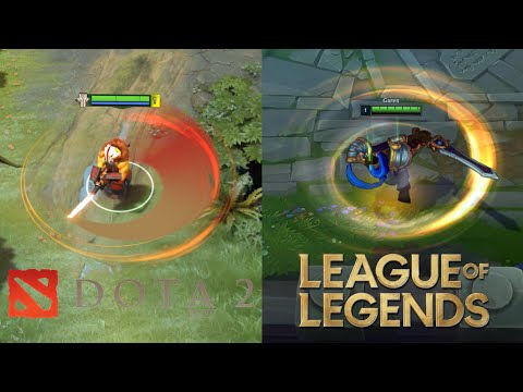 DOTA 2 vs League of Legends Part 1 - Heroes/ Champions skills and abilities comparison.