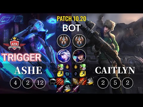 APK Trigger Ashe vs Caitlyn Bot - KR Patch 10.20