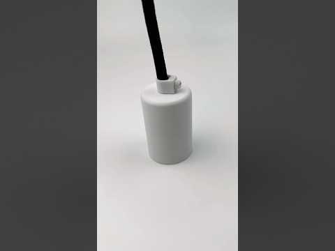 Втулка фіксатор проводу з бічним затиском (біла) Е27 і Е14 Premium