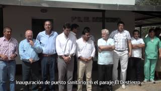 preview picture of video 'Inauguración de puesto sanitario en el Paraje El Destierro, Rivadavia Banda Sur'