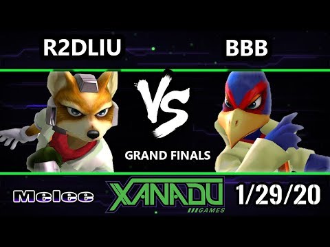 S@X 339 SSBM - R2DLiu (Fox) Vs. BBB [L] (Falco) Smash Melee Grand Finals