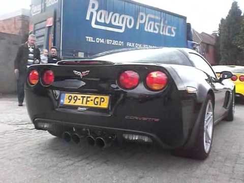 Corvette C6 Z06 Very loud rev!! Great sound!! - Aftermarket exhaust -