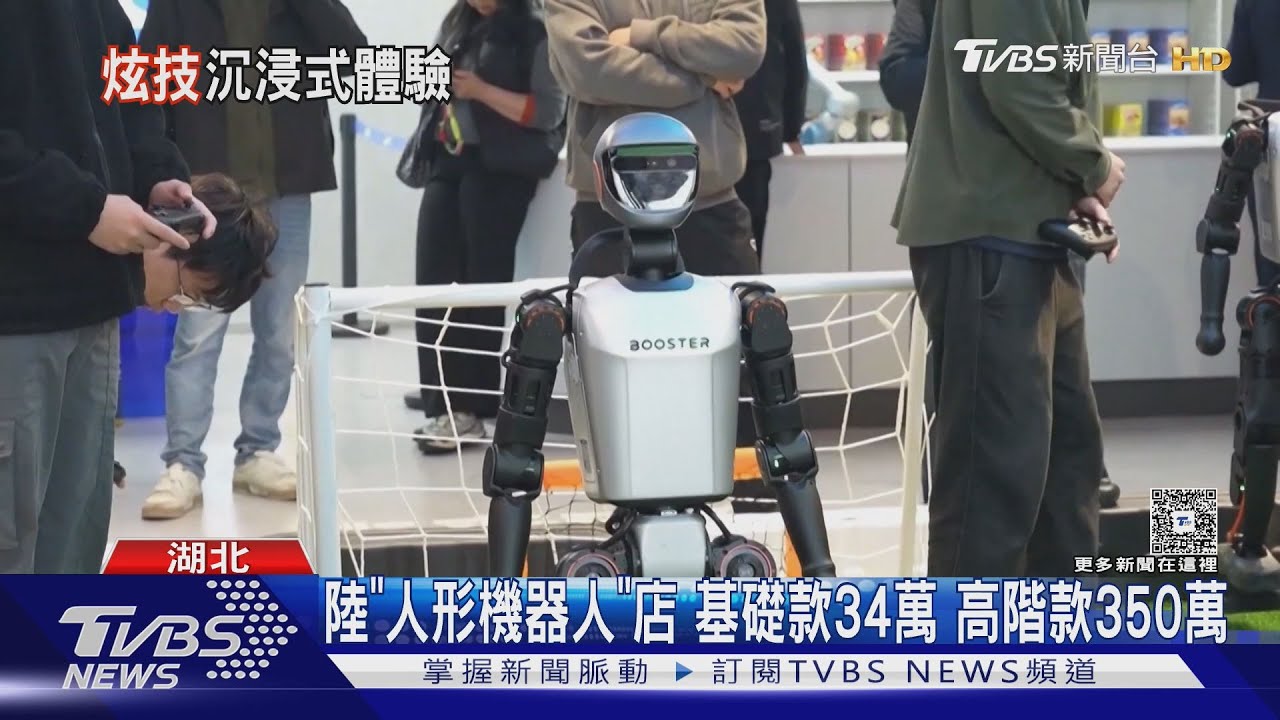 科技震撼!機器人商店成武漢新寵 34萬起就能抱回家