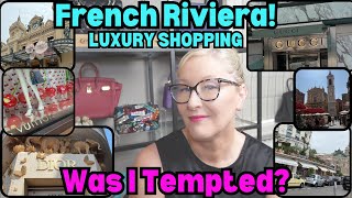 FRENCH RIVIERA VLOG! LUXURY SHOPPING IN NICE, CANNES AND MONACO!