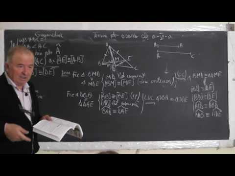 2/2 Lectia 1418 - Congruenta triunghiurilor Cazuri de congruenta - Tema la geometrie plana - Clasa 6