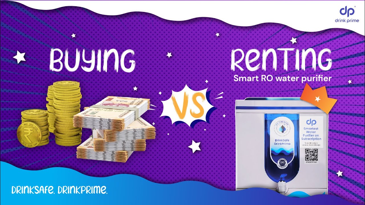 Don't invest in a water purifier | Rent DrinkPrime