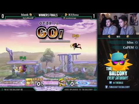 PM @ the Balcony 85 - Winners Finals ft. R3|Sosa (Wario) VS blank (Zero Suit Samus)