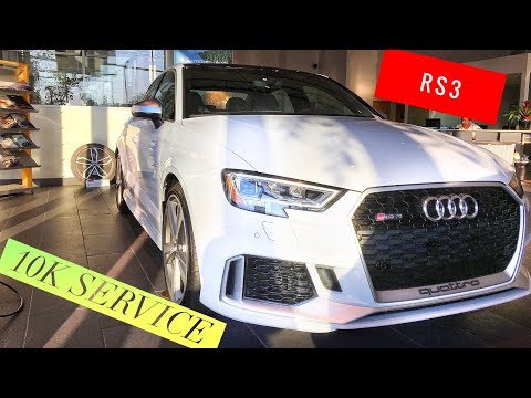 Overview of the Audi RS3 Audi S3 10K Service