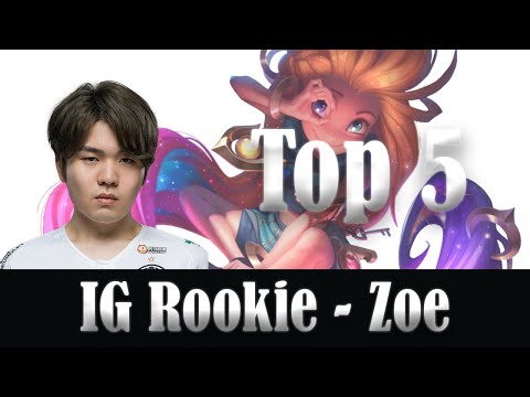 IG Rookie (Zoe Mid) Top Plays - FPX vs IG, LPL 2020 Summer Regional Qualifiers, Round 1 Highlights