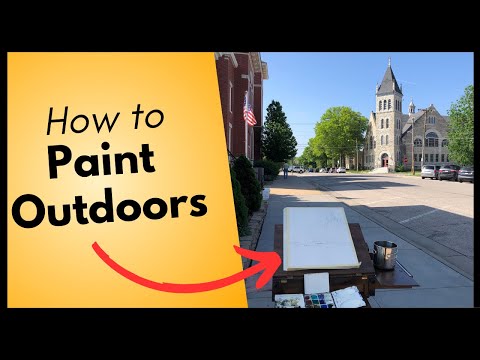 Plein Air Painting In Watercolor: 3 Tips To Help You Get Started