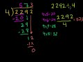 Division 3: More long division and remainder examples Video Tutorial