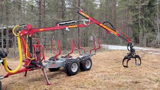 Kranman T2000EX timmerbil trailer | Bild 4 - Autoline
