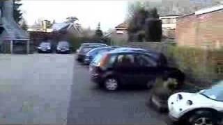 preview picture of video 'My private parking for my Secma microcar at school'