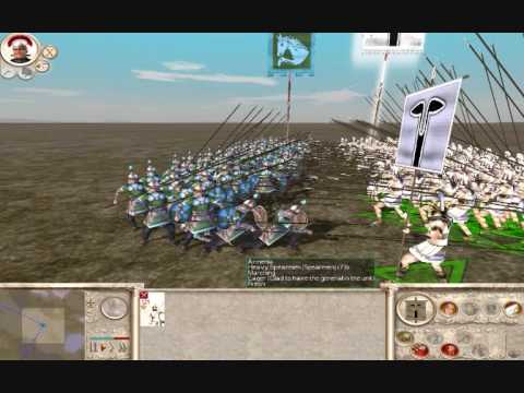 Rome Total War: Experiment #4 (Silver Shield Pikeman vs Heavy Spearmen)