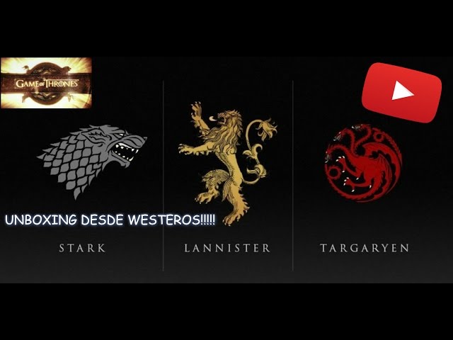 Vídeo relacionado con game thrones banner - banner de casa game thrones Stark 151X47CM