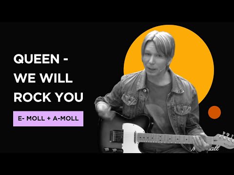 LÄR DIG SPELA "WE WILL ROCK YOU" PÅ ELGITARR (ackordversion),