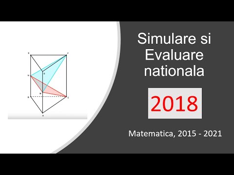 Simulare – Evaluare nationala -  Matematica–2021–Subiecte rezolvate – Sesiunea 2018 –Clasa a 8-a