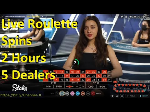 Live Roulette Spins 2 Hours 5 Dealers Stake Roulette