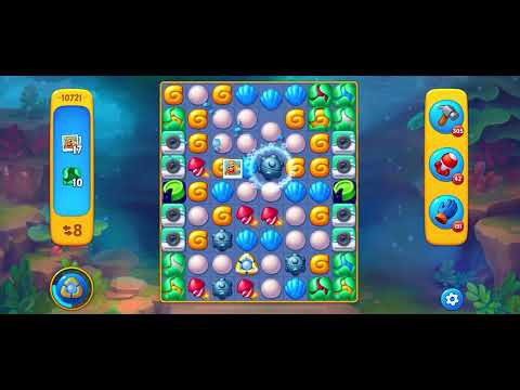 Fishdom level 10721 no boosters フィッシュダム ノーマル