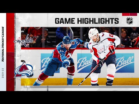 Capitals @ Avalanche 4/18 | NHL Highlights 2022
