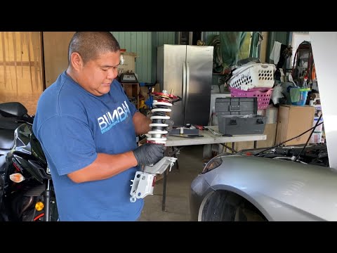 Installing TRUHART coilovers on my 7th Gen Honda Civic EM2 