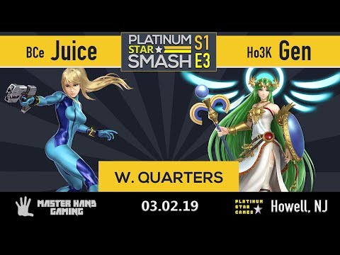 Platinum Star Smash S1:E3 - BCe | Juice (ZSS) vs Ho3K | Gen (Fox, Palutena) - W Quarterfinals