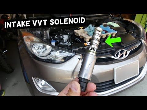 HOW TO REPLACE INTAKE VVT SOLENOID HYUNDAI ELANTRA...