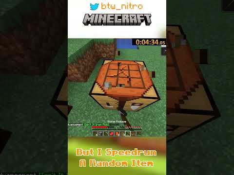 NitroBTW - Minecraft But I Speedrun A Raw Gold Ingot #shorts #minecraft #minecraftspeedrun