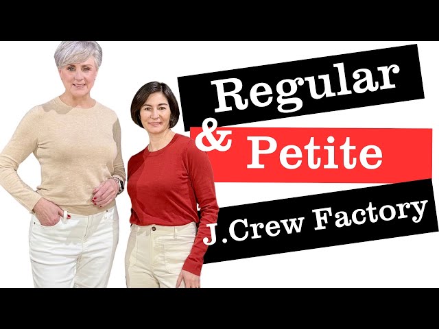 Stylish Finds for Every Size: J.Crew Factory Regular and Petite Picks