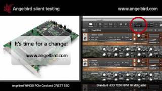 Video thumbnail for Silent testing: Soniccouture Skiddaw Stones with Angelbird Wings by Angelbird Technologies