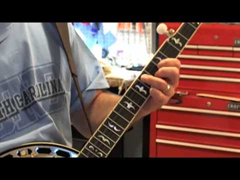 LOTW - Banjo lessons: Pentatonic scales - Three shape outline