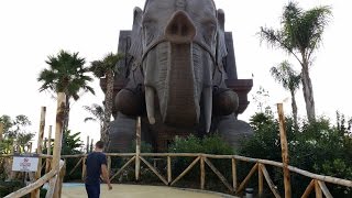 preview picture of video 'Erawan, The Lost Temple (Offride) CINECITTA' World Italia - Roller Coaster Trip'