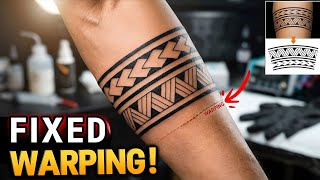 Armband Tattoo Mistake! 🛑Tattoo Tutorial + FREE Maori Design Template
