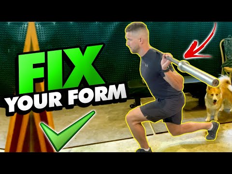 barbell lunge