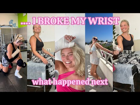 I BROKE MY WRIST ON HOLIDAY!!! - Robyn Emily