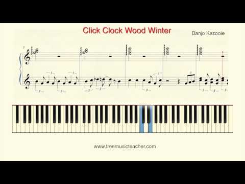 How To Play Piano: Banjo Kazooie "Click Clock Wood Winter" Piano Tutorial by Ramin Yousefi