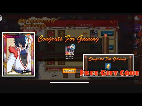 Uchiha Sasuke Anniversary Limited | Gp Event and Free Code | Ultimate Battle