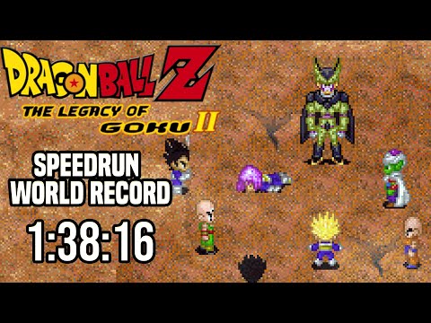 Dragon Ball Z: The Legacy of Goku II - Any% Speedrun in 1:38:16 [World Record]