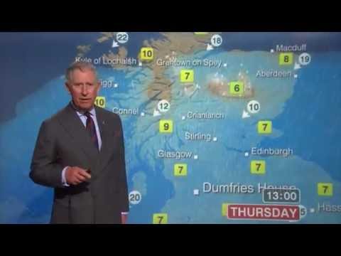 Prince Charles & Camilla Do the Weather: "Who the Hell Wrote This Script" (HQ)