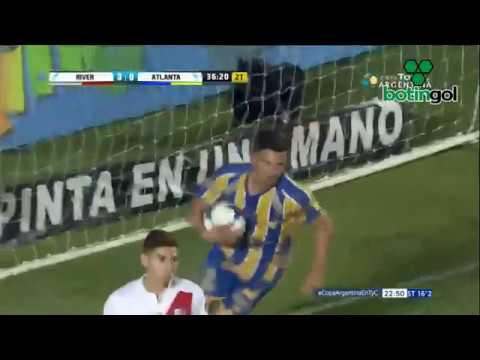 Gol de Martínez. River-Atlanta