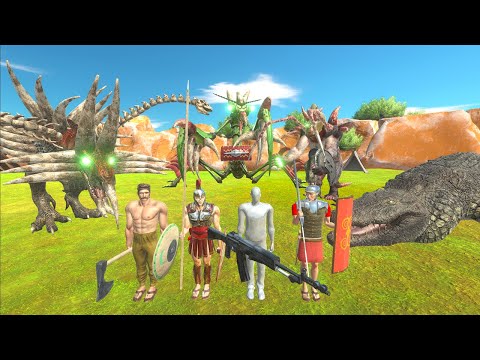 Jurassic World Evolution Camping 92 - FPS Avatar help the Ancient Army to fight the Dinosaurs ARBS