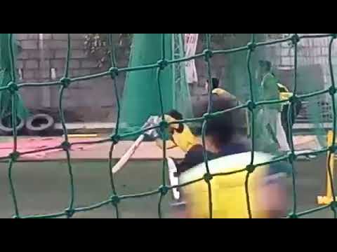 Aarav Sinha batting practice in RXCA
