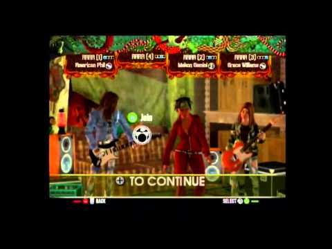 rock band 2 wii tracklist